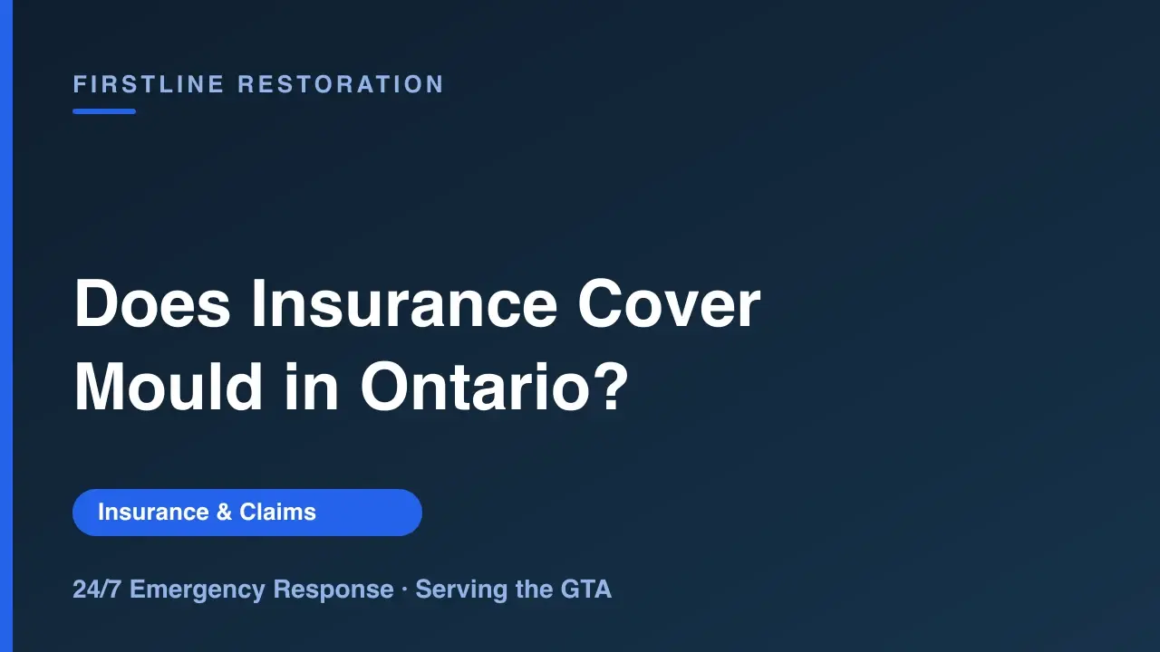 Does Home Insurance Cover Mould in Ontario?