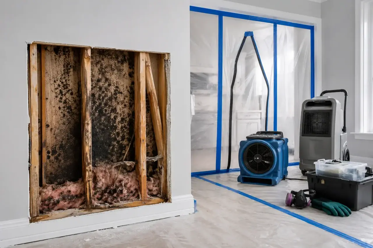Black Mold Removal Maple damage documentation and insurance claim support