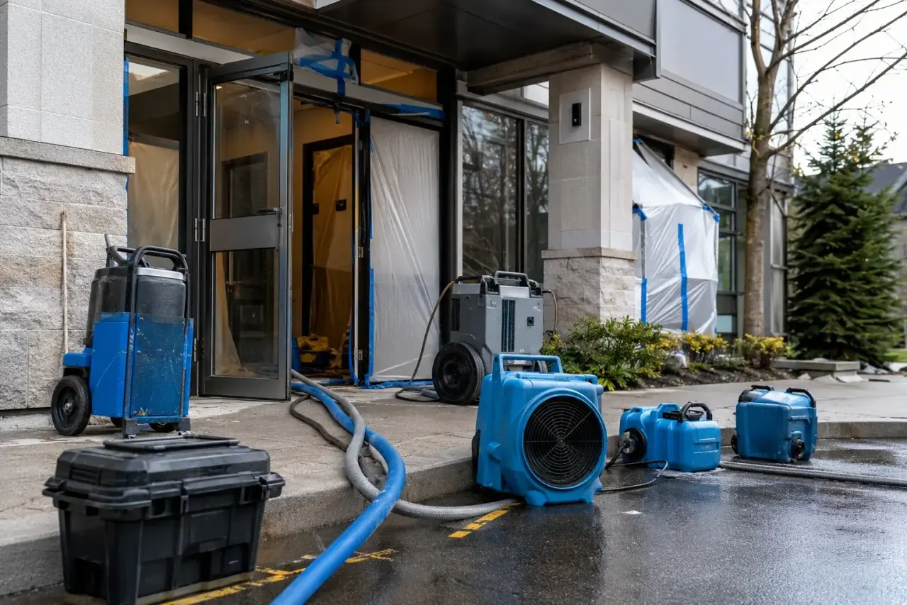Burst Pipe Damage Restoration Maple repairs and reconstruction