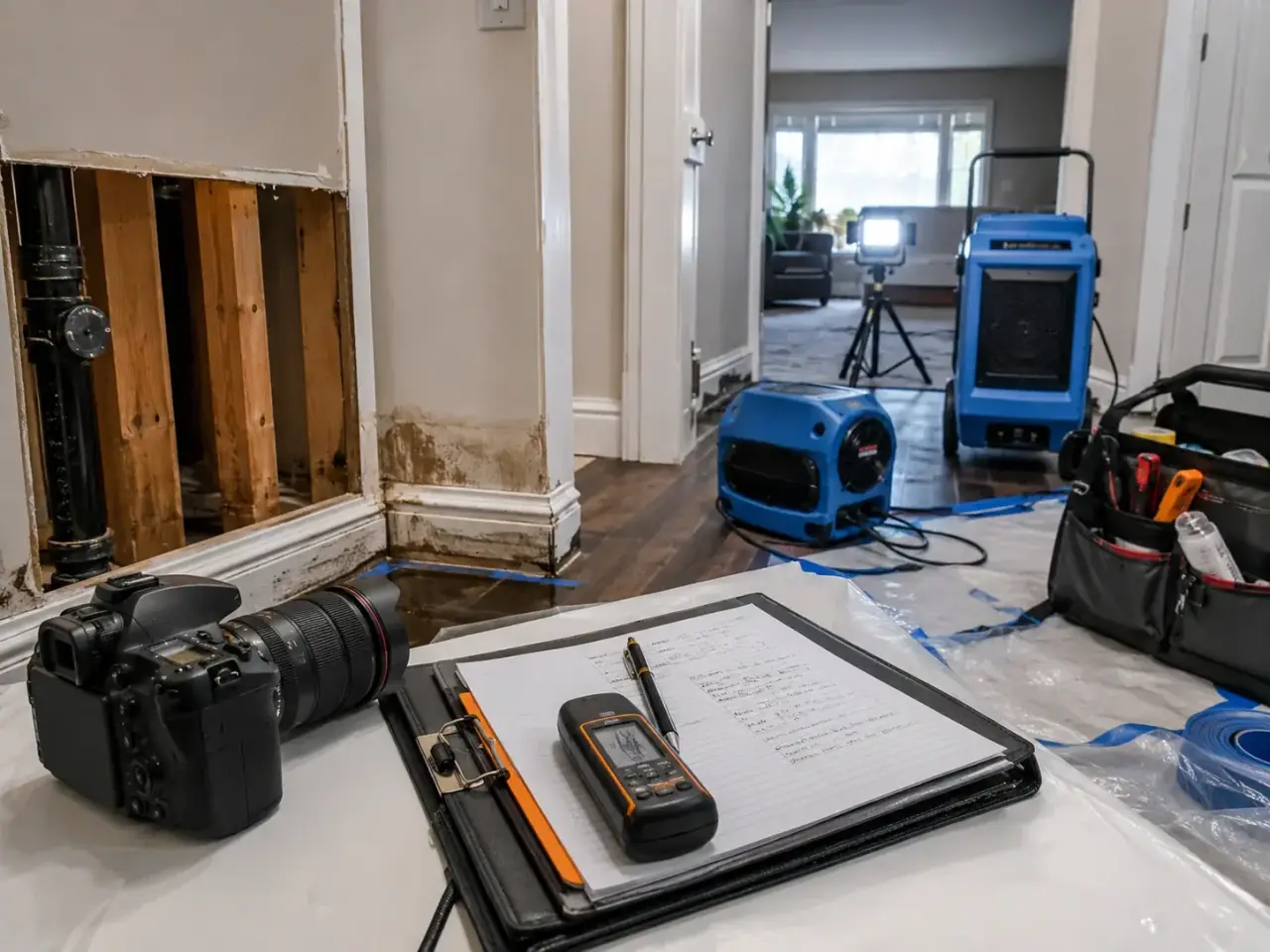 The Real Damage Is the Water You Can't See for Burst Pipe Damage Restoration Maple