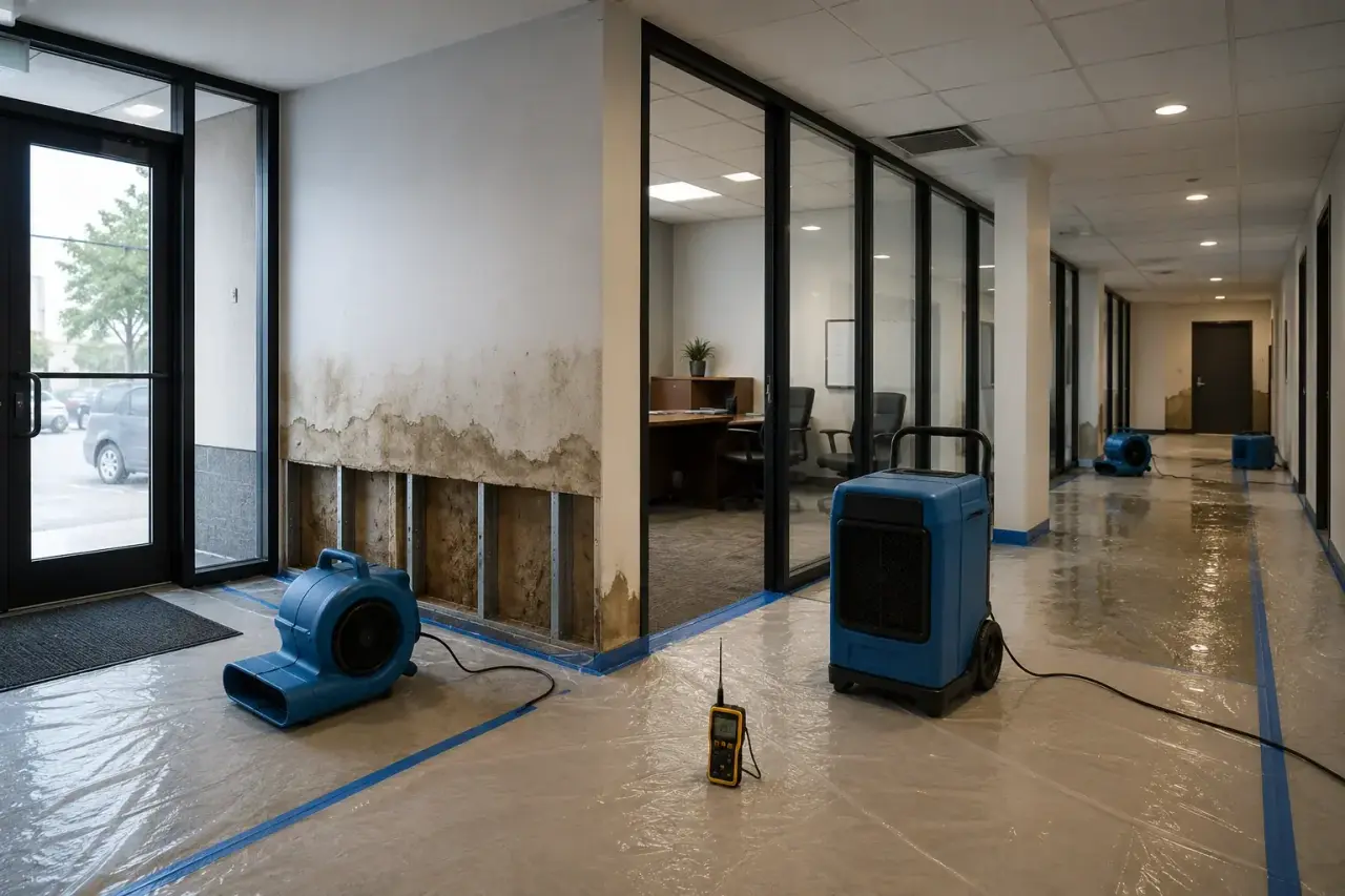 Commercial property damage documentation and insurance claim support
