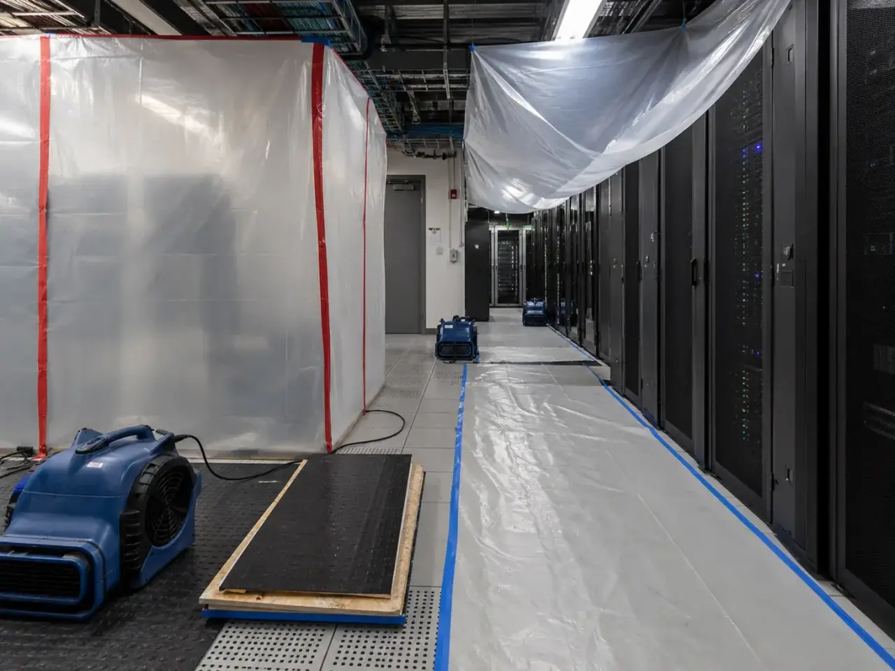 Data Center Restoration Maple inspection and documentation