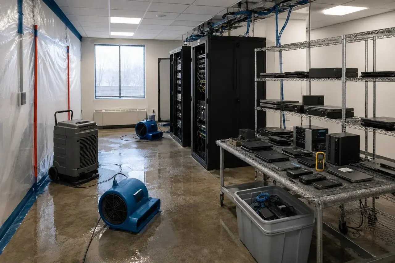 Electronics Restoration Maple inspection and documentation