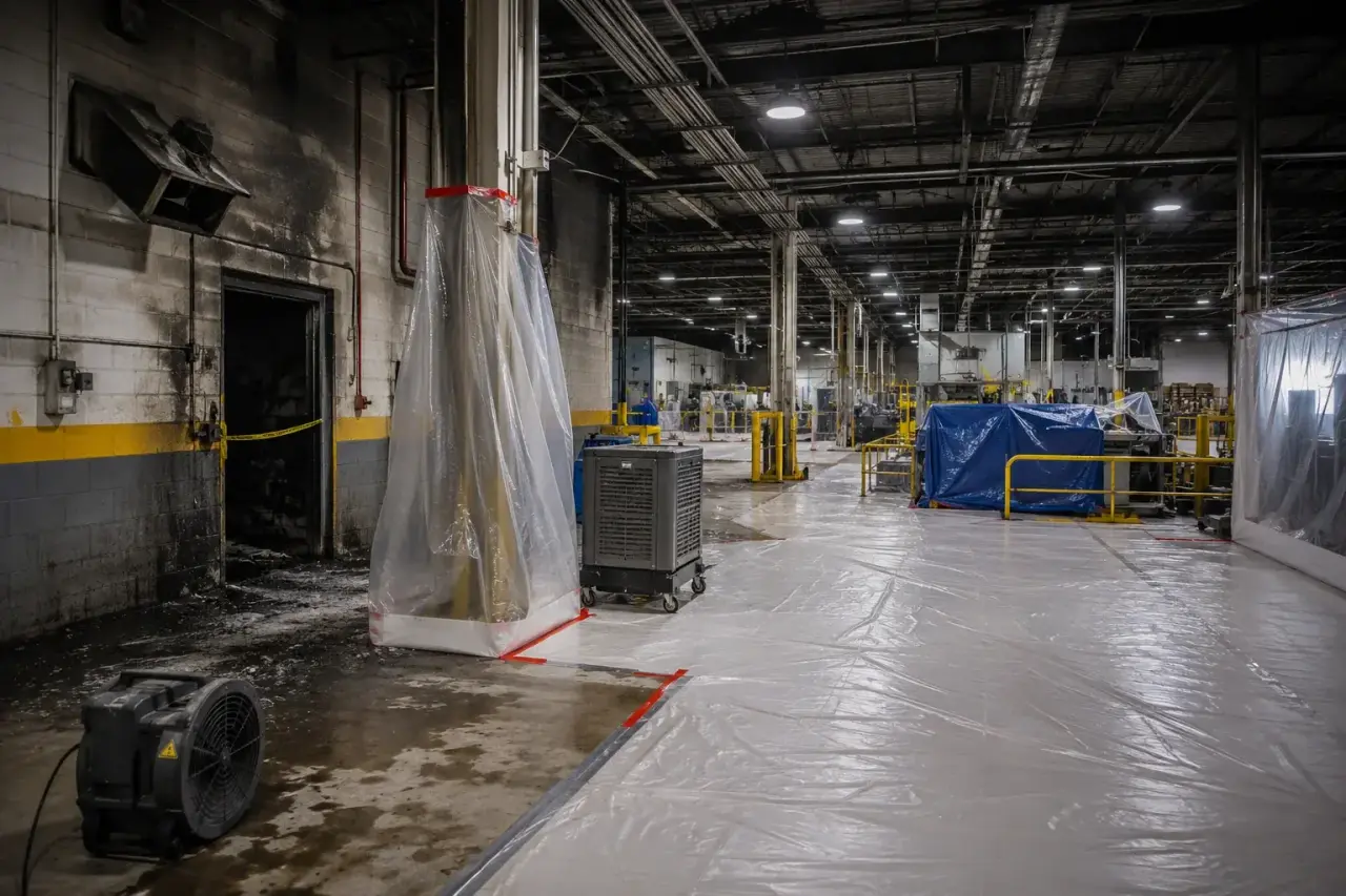 Restoring the Structure Without Losing the Production Line for Factory Restoration Markham