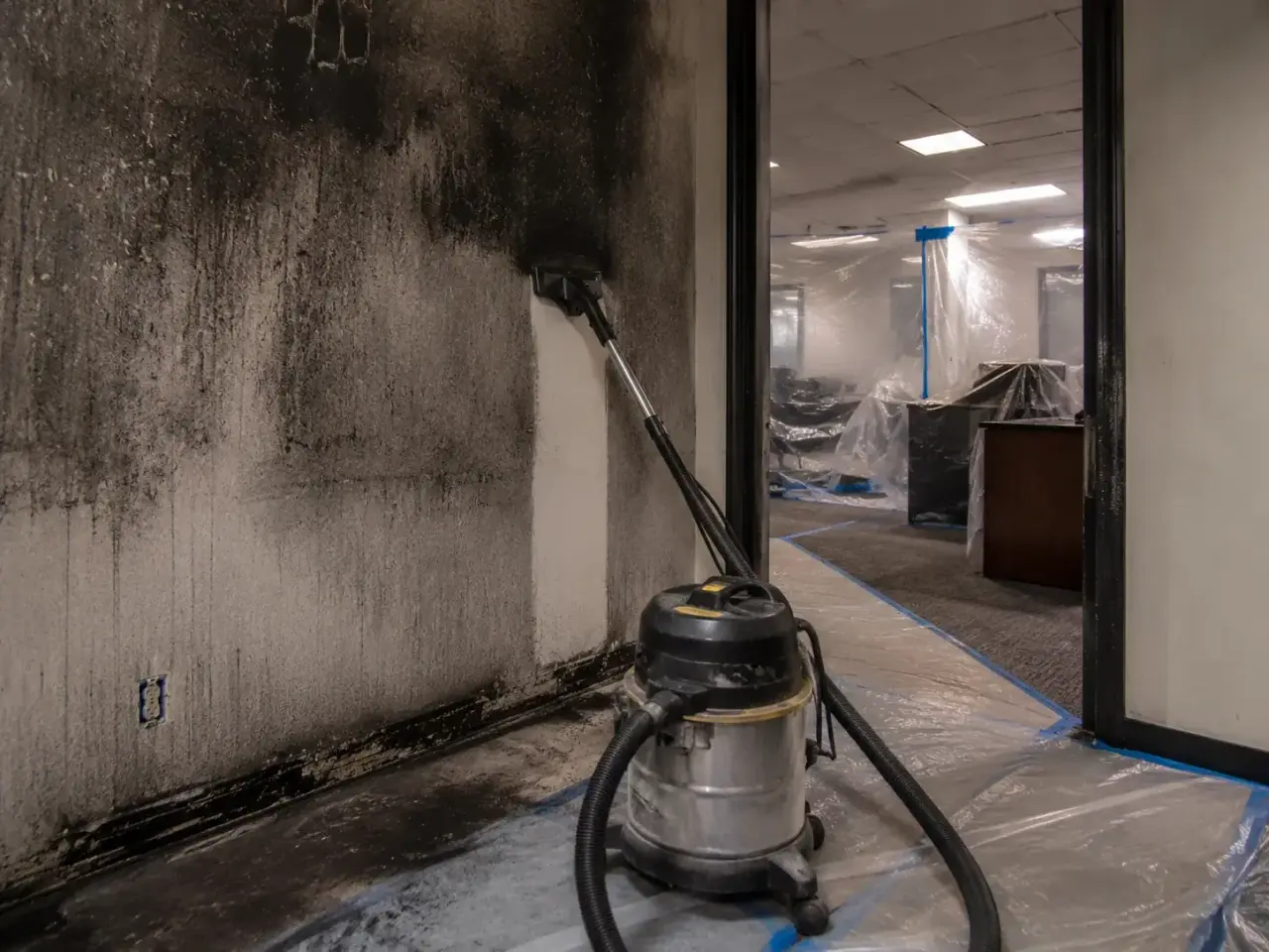 fire damage restoration service planning and restoration scope review