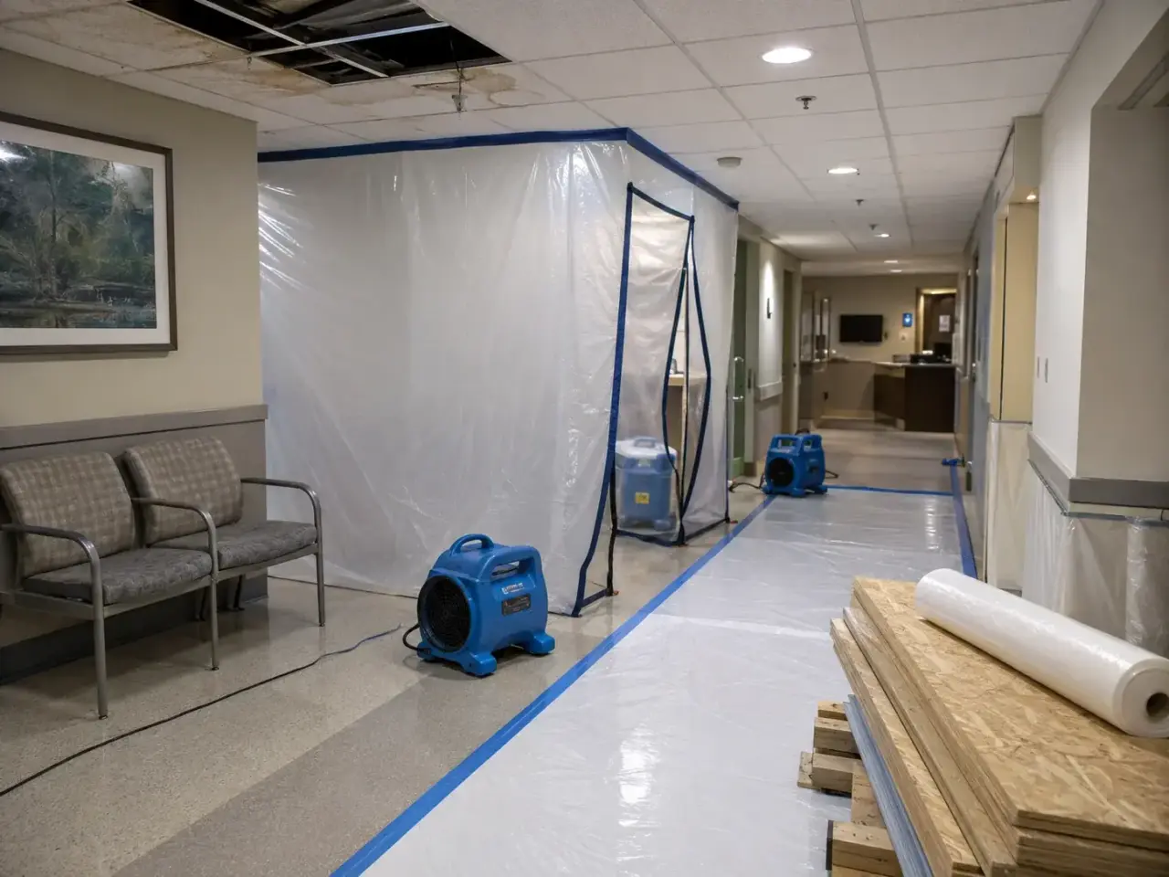 What Healthcare Facility Restoration Maple includes