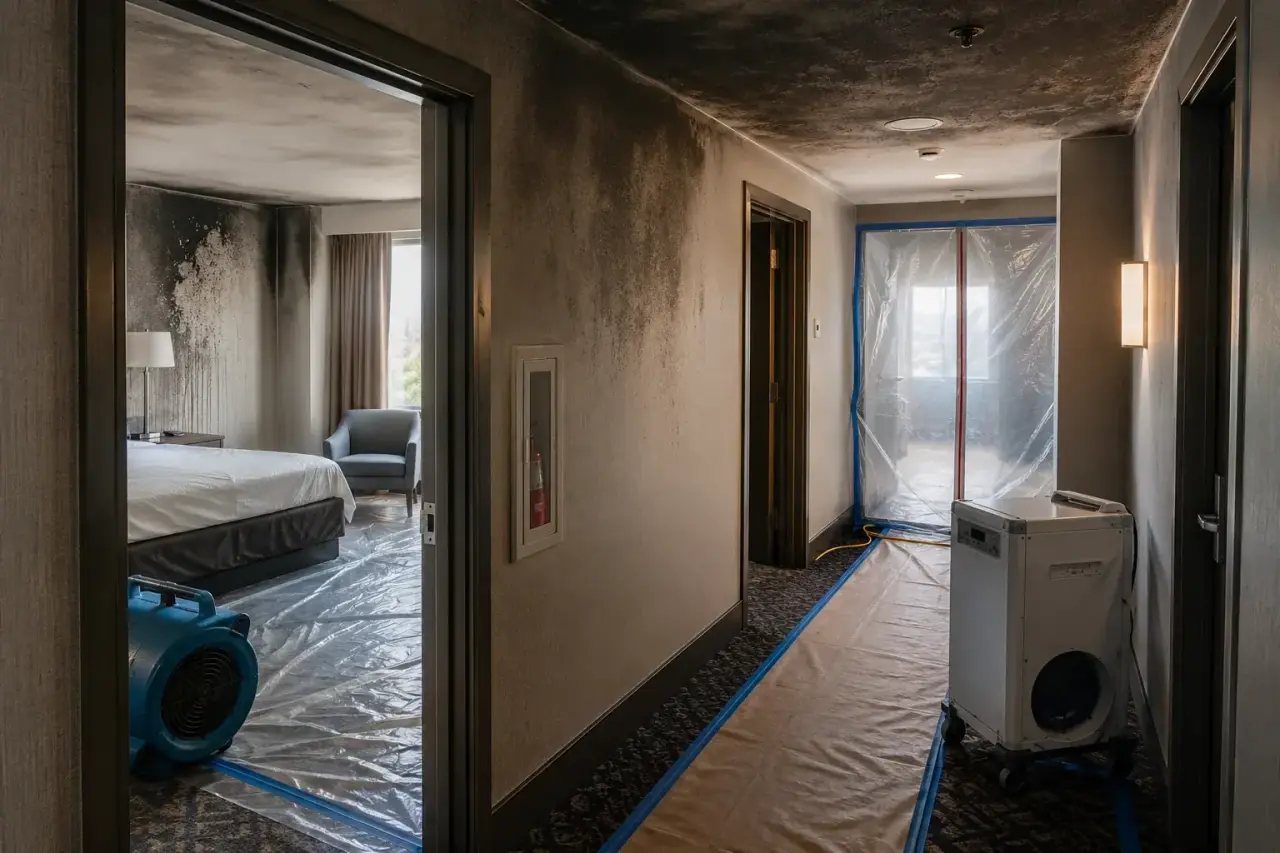 Floor-by-Floor Recovery for an Occupied Hotel for Hotel Restoration Markham