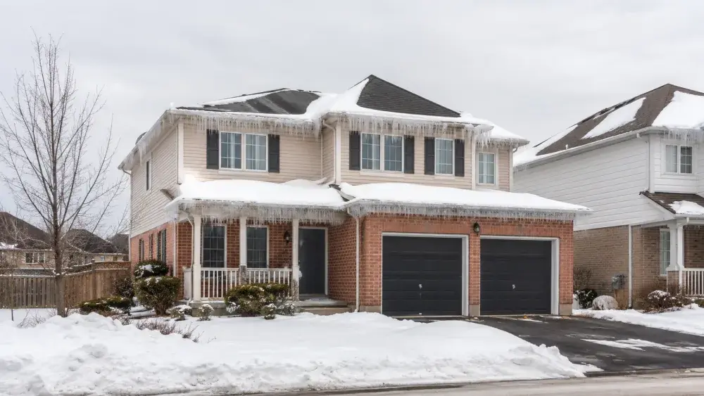Ice Dam Damage Restoration Maple damage documentation and insurance claim support