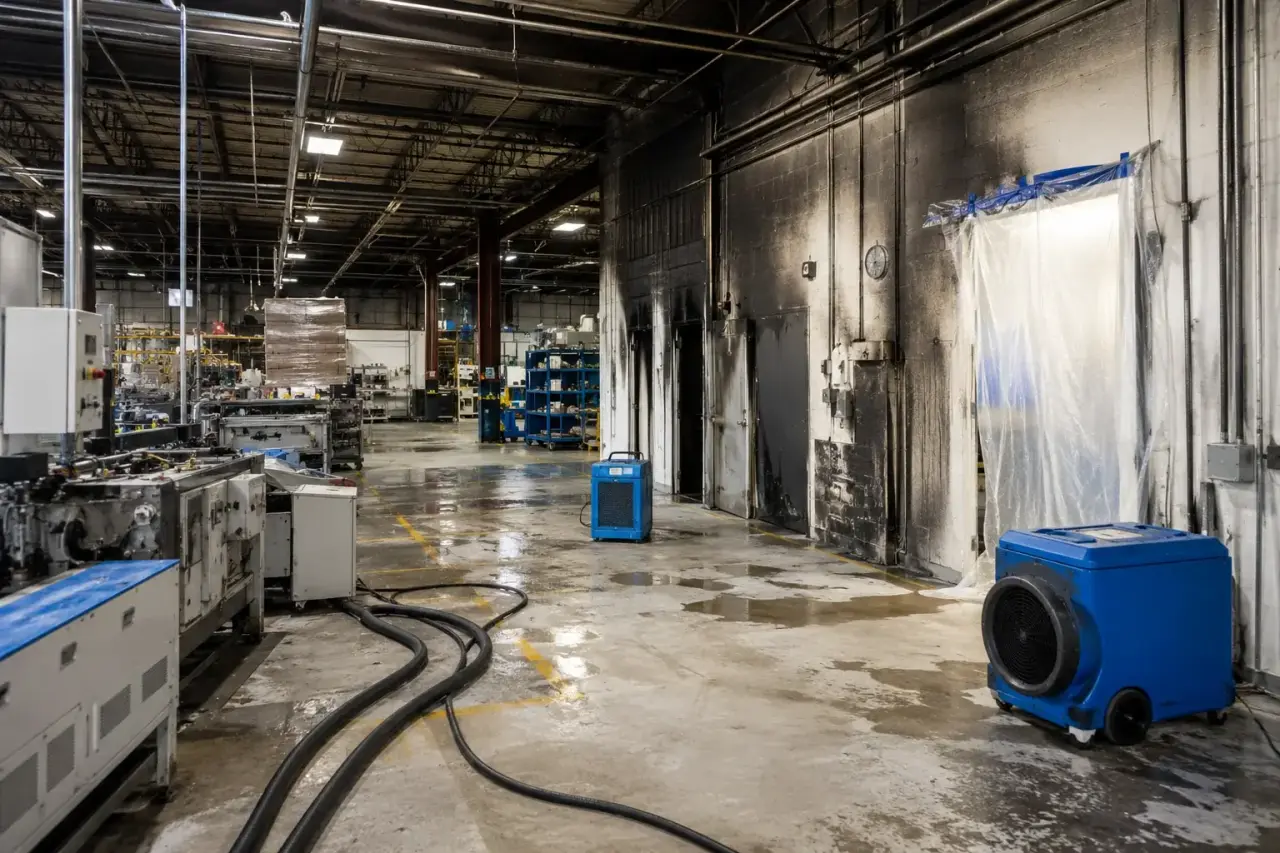 Separating Building Dry-Out From Process-Line Recovery for Manufacturing Facility Restoration Markham