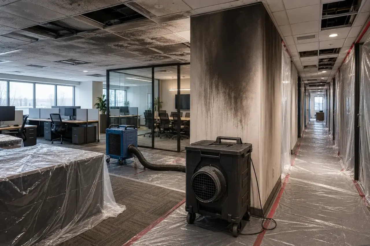 Office Restoration Maple inspection and documentation