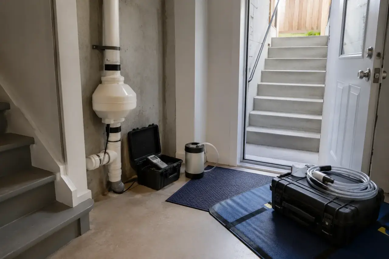 Radon Mitigation Maple repairs and reconstruction