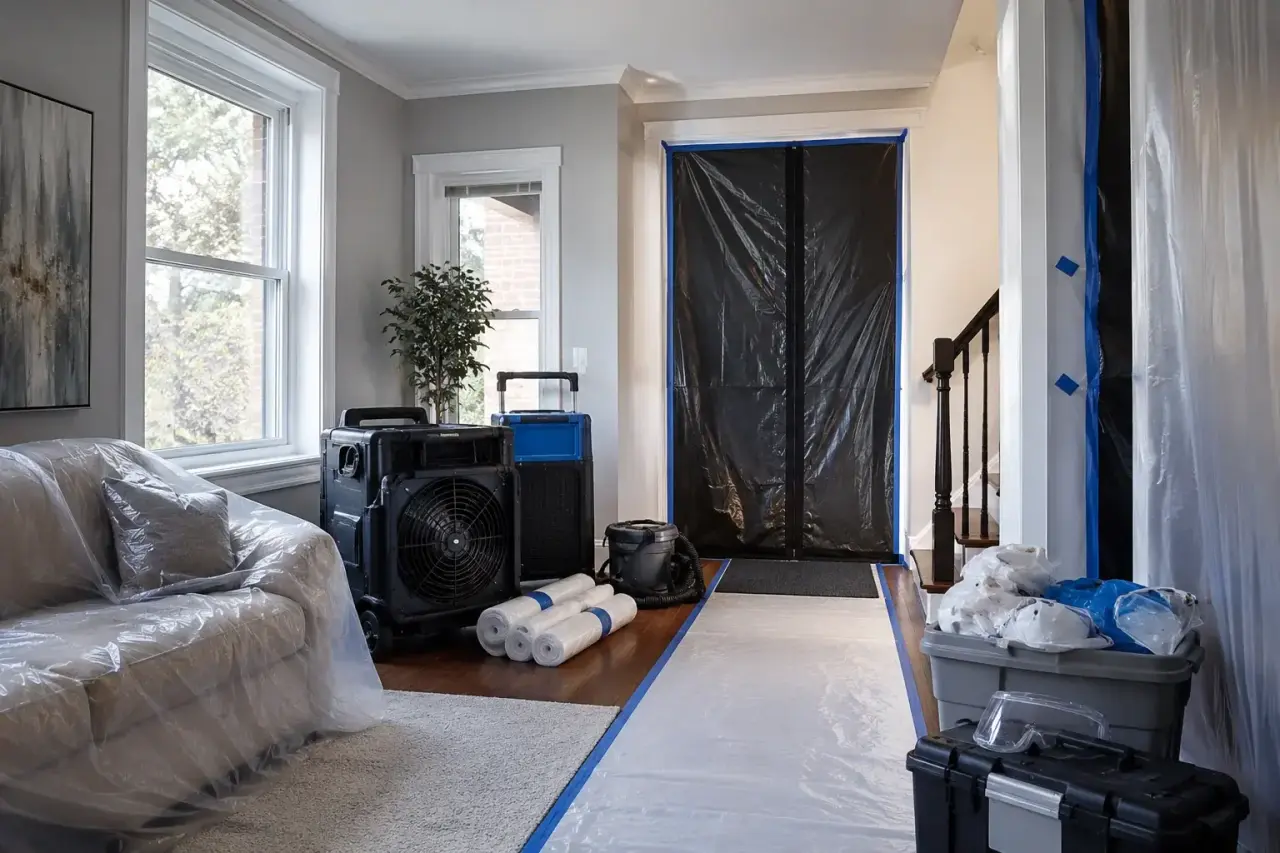 Residential Asbestos Abatement Maple repairs and reconstruction