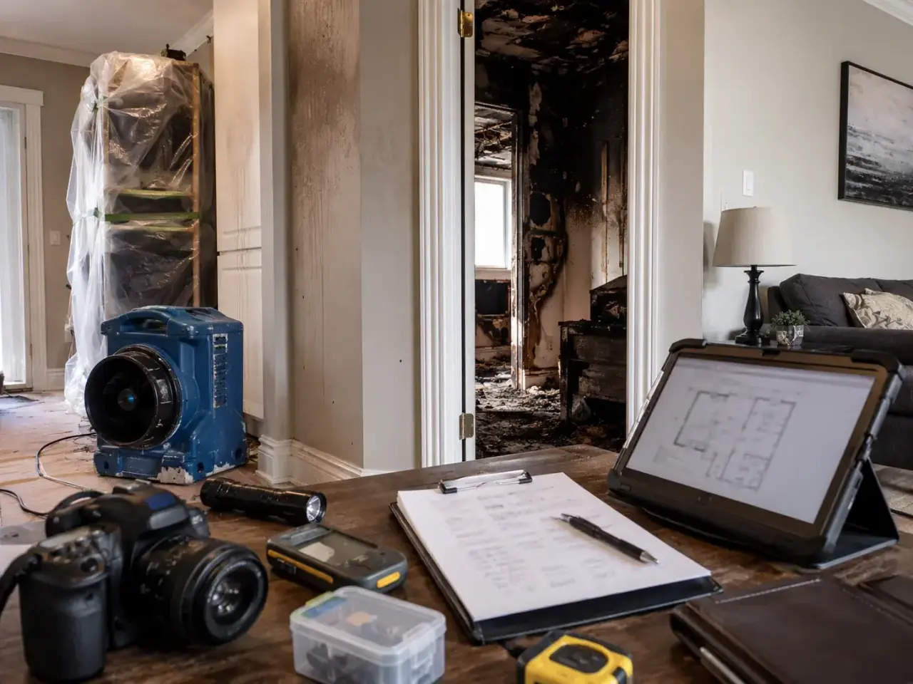 Acidic Soot Is Etching Your Home by the Hour for Residential Fire Damage Restoration Markham