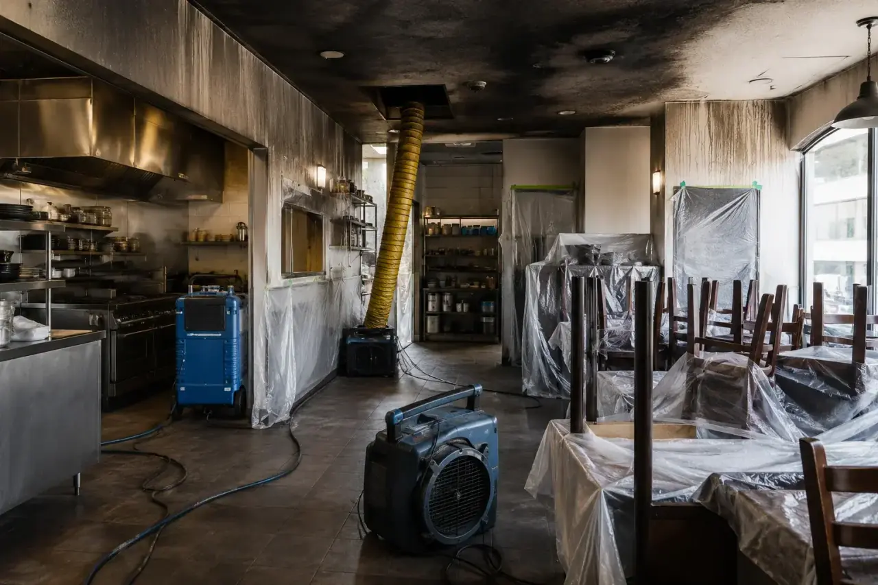 Restaurant Restoration Services Maple inspection and documentation