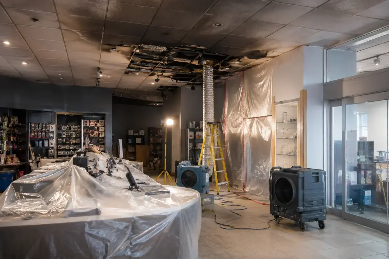 Retail Restoration Maple inspection and documentation