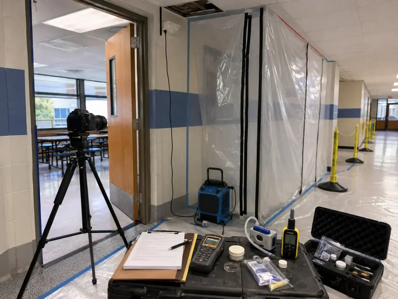Older Schools Hide Mould and Asbestos, and Both Threaten the Air Children Breathe for School Restoration Services Maple