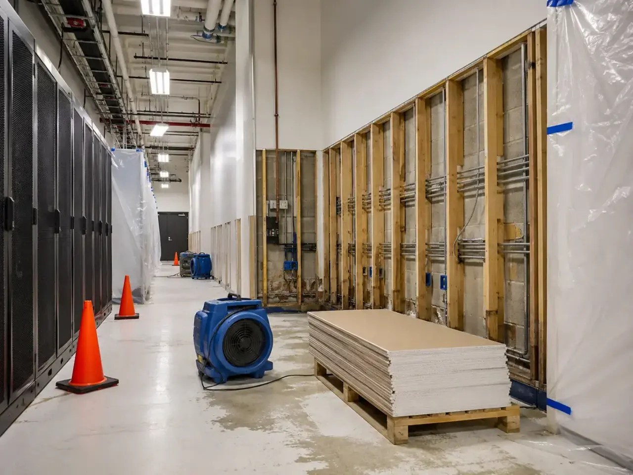 Protecting the Data and Uptime Riding on the Hardware for Server Room Water Damage Restoration Markham