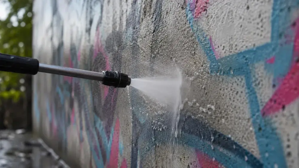 Why DIY and the Cheap Pressure-Washing Guy Both Cost More for Vandalism and Graffiti Cleanup Maple